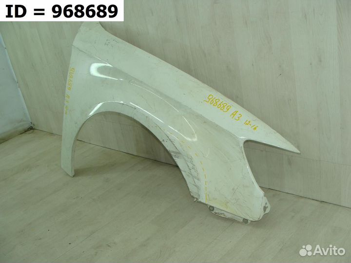 Крыло переднее правое Audi A3