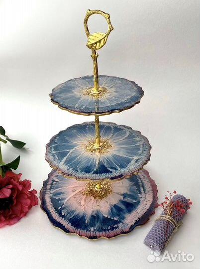Конфетница фруктовница этажерка трёхъярусная