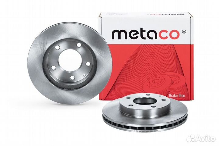 Metaco 3050-172 Диск тормозной передний вентилируе