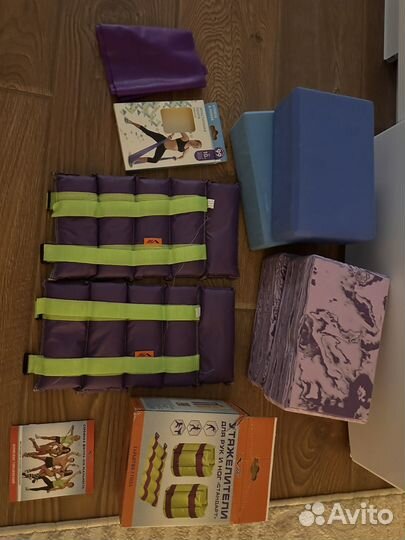 Кубики для йоги, легта, утяжелители, иппликатор