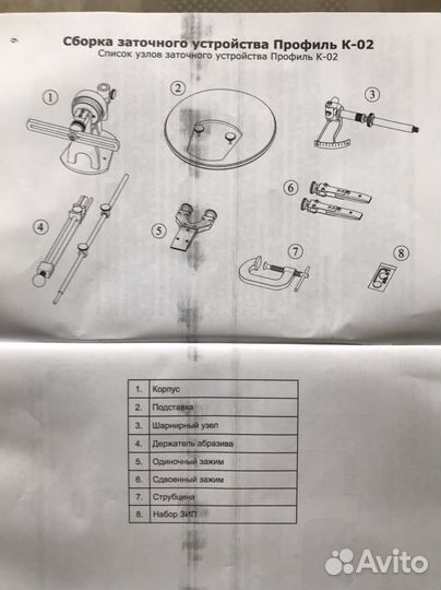 Профессиональная точилка для ножей Профиль К03