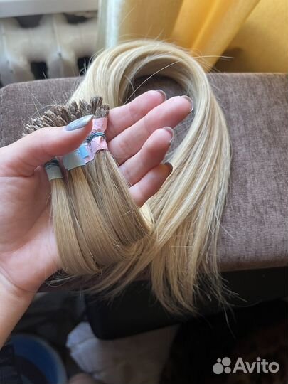 Волосы для наращивания 60 см бу