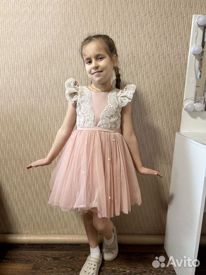 Платье для девочки 5-7