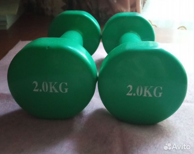 Гантели по 2 кг 2шт