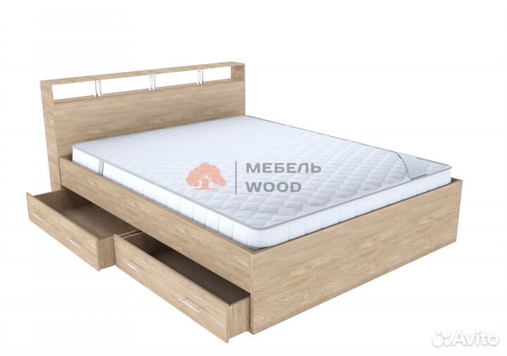Кровать двуспальная 160х200