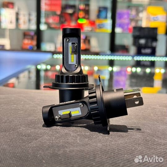 Светодиодные лампы H4 Optima LED qvant,12-24V, Гарантия 12 мес