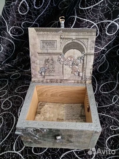 Шкатулка с двойным дном стимпанк