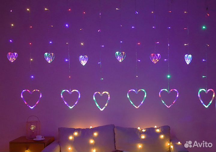 Гирлянда штора