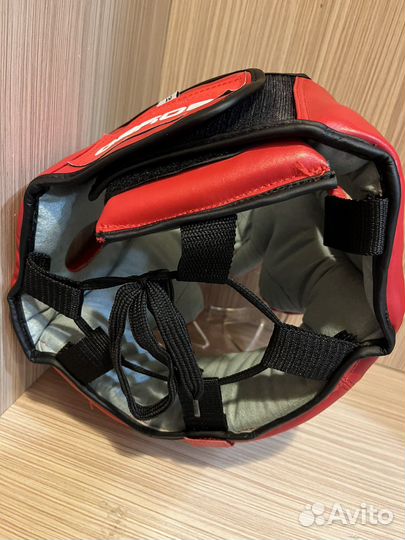 Шлем с пластиковым забралом для единоборств BoyBo