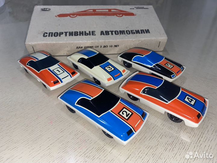 Набор игрушечных машинок СССР эрго