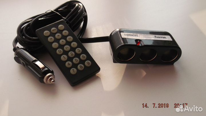 Разветвитель для прикуривателя Hama H-89293