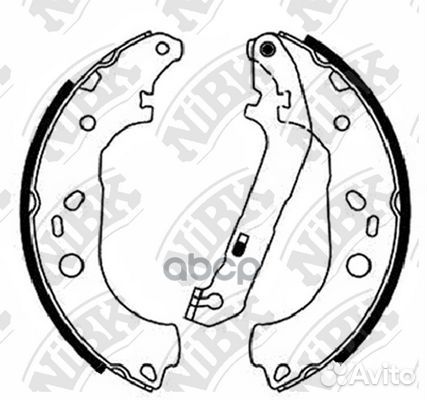 Колодки торм.бар.ford focus II 1.4/1.6/1.6D 04