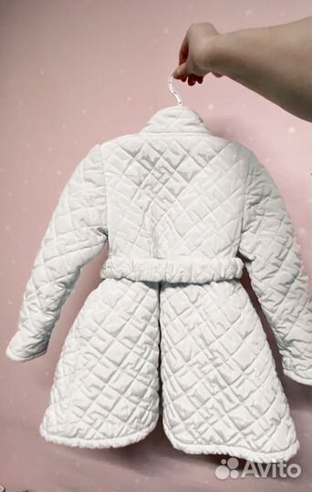 Стеганое пальто для девочки