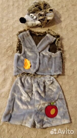 Костюм ёжик,рыцарь 4-5-6-7 лет,снеговик,пират