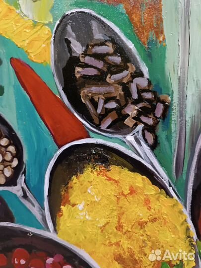 Интерьерная картина ручная работа