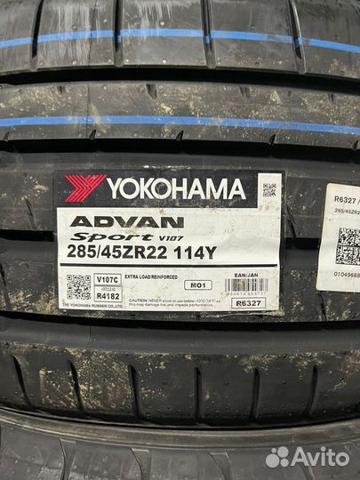 Yokohama Advan Sport V107 285/45 R22 и 325/40 R22