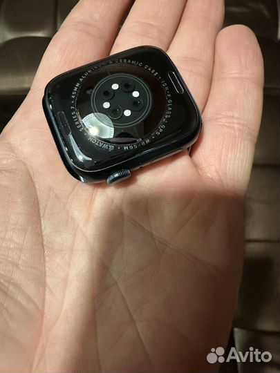 Часы apple watch 7 45 mm черные