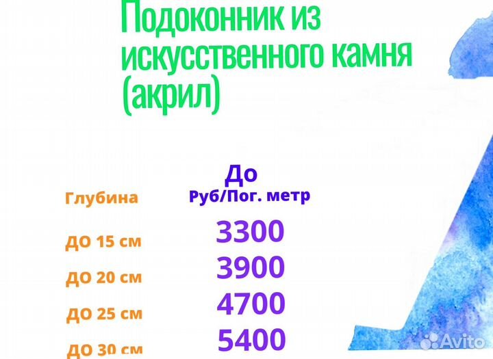 Подоконник из гранита