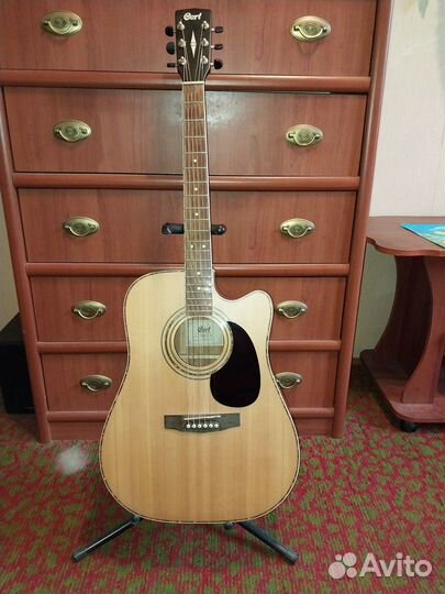 Электроакустическая гитара Cort AD880 CE NS