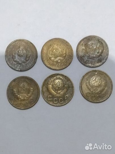 Монета 1,2,3коп
