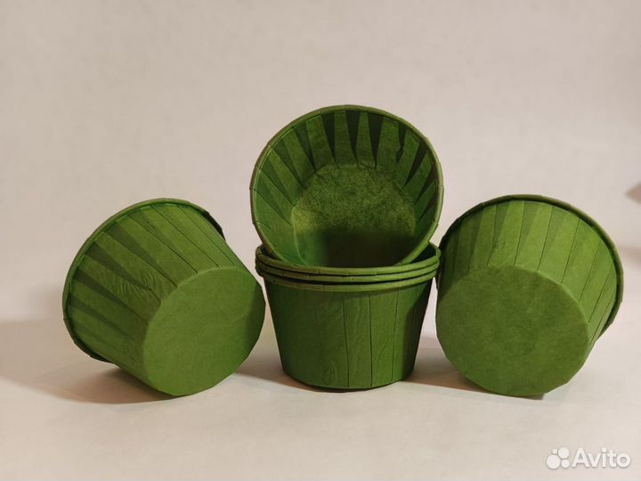 Форма бумажная для выпечки кексов 5х4 см 100 шт