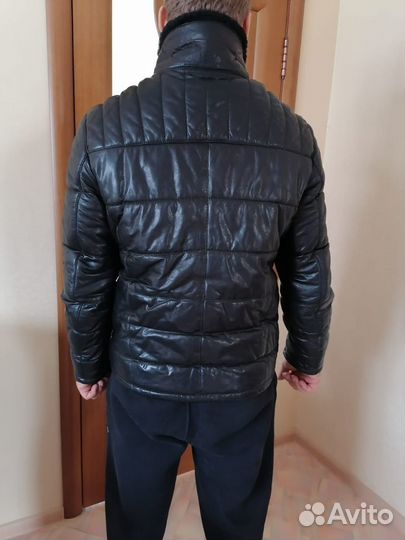 Кожаная куртка мужская