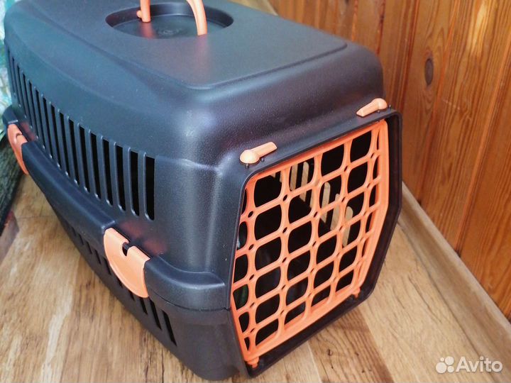 Большая переноска для собак и кошек до 10 кг