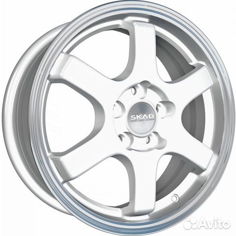R15 4x100 6J ET48 D54,1 Скад Киото алмаз белый
