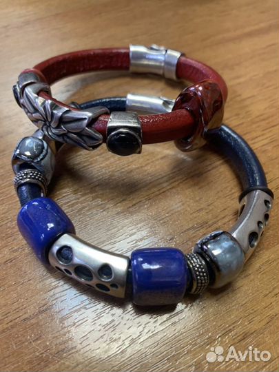 Браслеты кожа