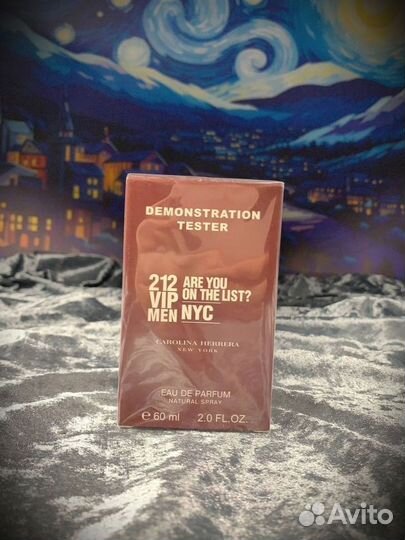 Carolina Herrera 212 vip men 60мл