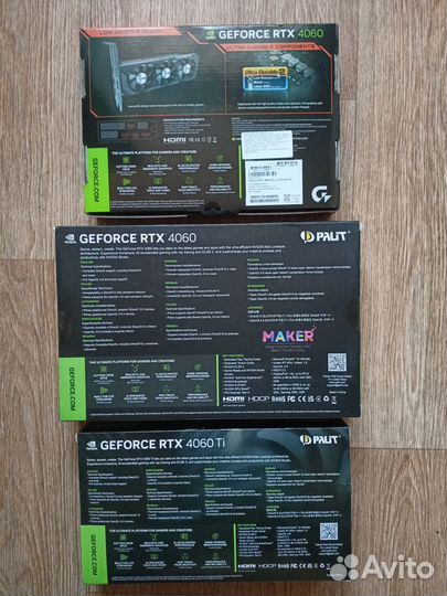 Видеокарты RTX4070super, RTX4060Ti, RTX 4060, новы