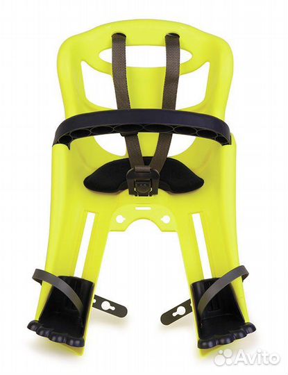 Велокресло bellelli Tatoo HandleFix, жёлтое Hi-Viz