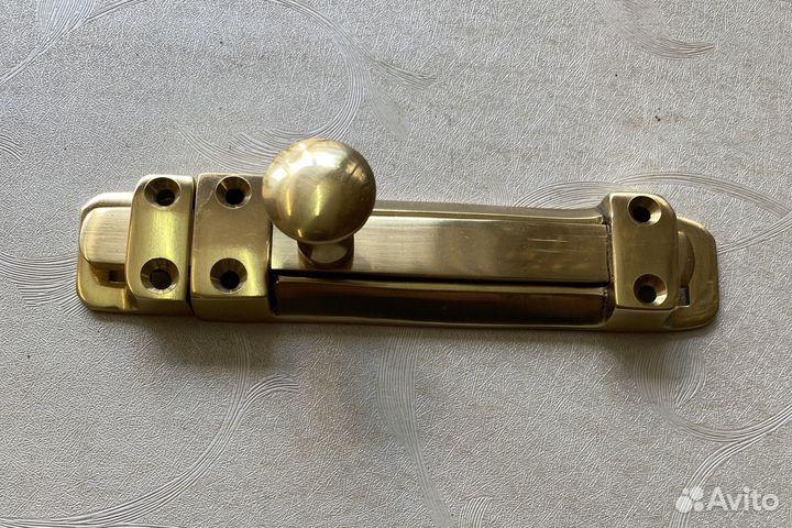 Задвижка в историческом стиле 100мм Латунь