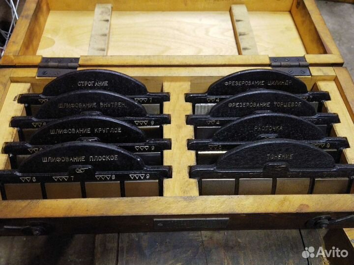 Образцы чистоты поверхности чугун