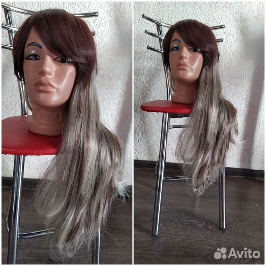 Парик выглядит как натуральные волосы