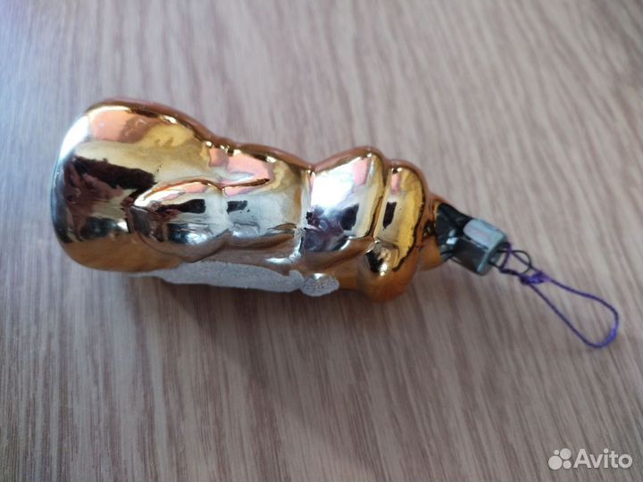Ёлочная игрушка СССР дед мороз