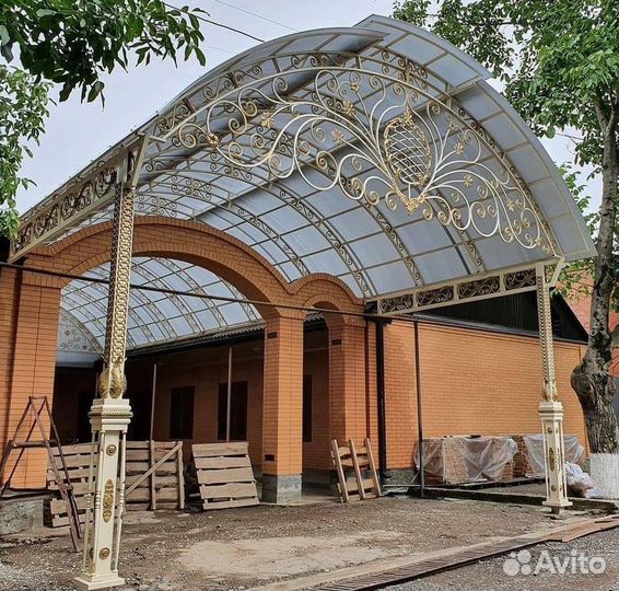 Навесы кованные