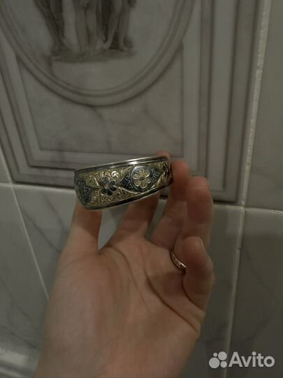 Браслет серебро