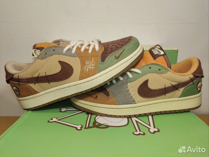 Nike Zion Williamson x air Jordan 1 low og voodoo