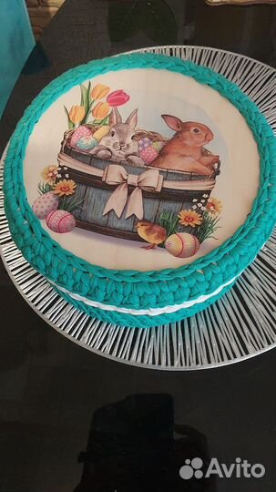 Вязаные шкатулки