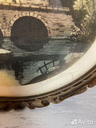 Картина. Акварель. Бельгия