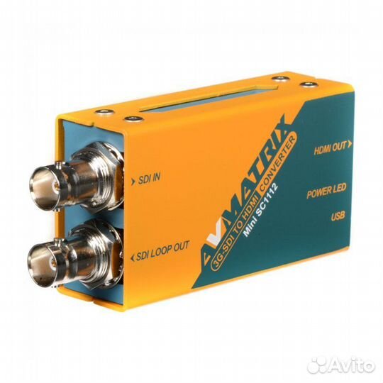 Мини-конвертер avmatrix Mini SC1112 3G-SDI в hdmi