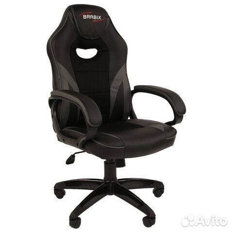 Кресло компьютерное brabix Accent GM-161, TW/экоко