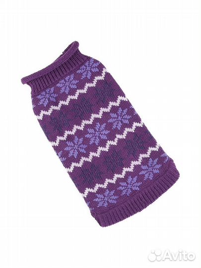 ForMyDogs Свитер вязаный фиолетовый (8-10; 1070207