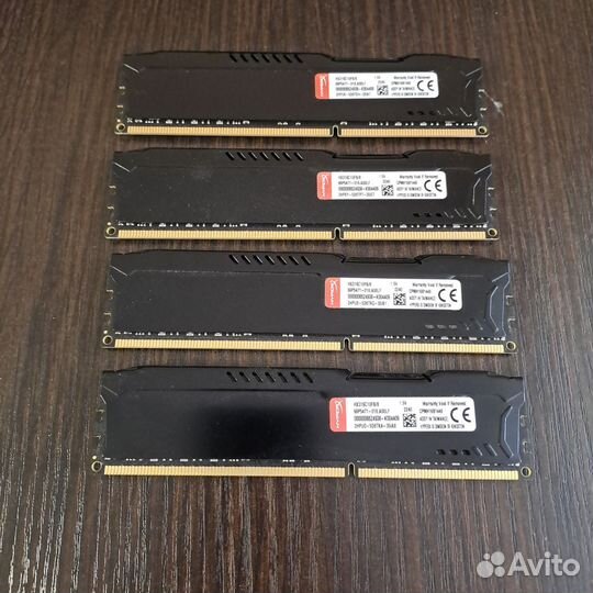 Оперативная память DDR3 8GB 1600MHz HyperX Fury
