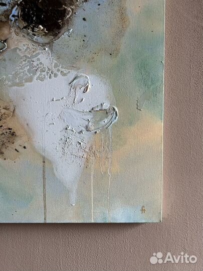 Картина маслом интерьерная абстракция