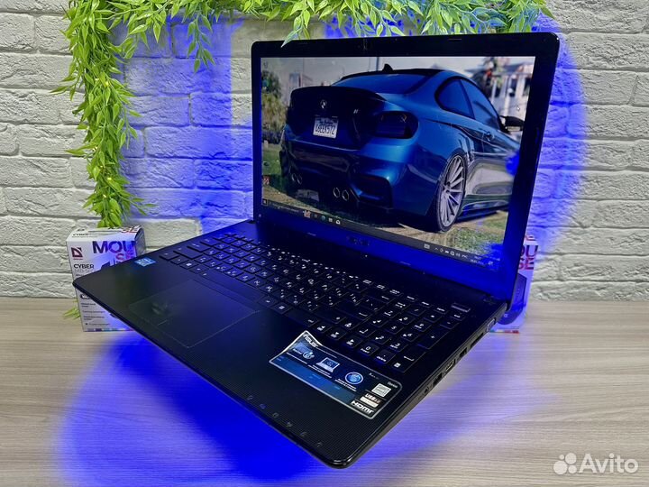 Мощный ноутбук Asus i3/4GB/SSD/256GB