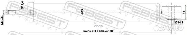 Амортизатор газовый зад лев 26110002R Febest