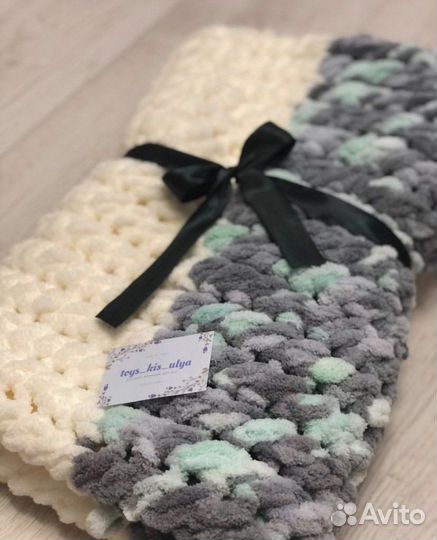 Плед ручной работы