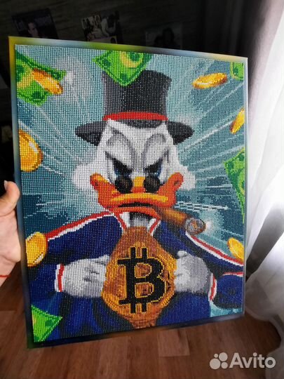 Картина из алмазной мозаики, готовая